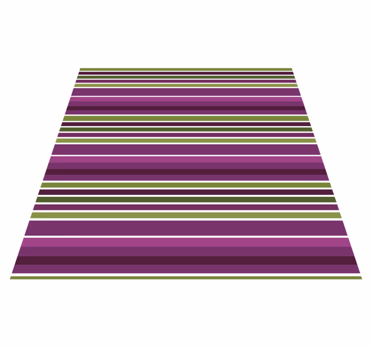 Purple horizontal striped vinyl carpet - TenStickers