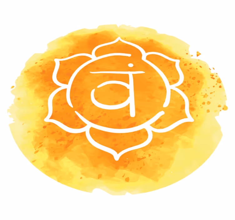 Radiant Chakra Symbol mandala vinyl carpet - TenStickers