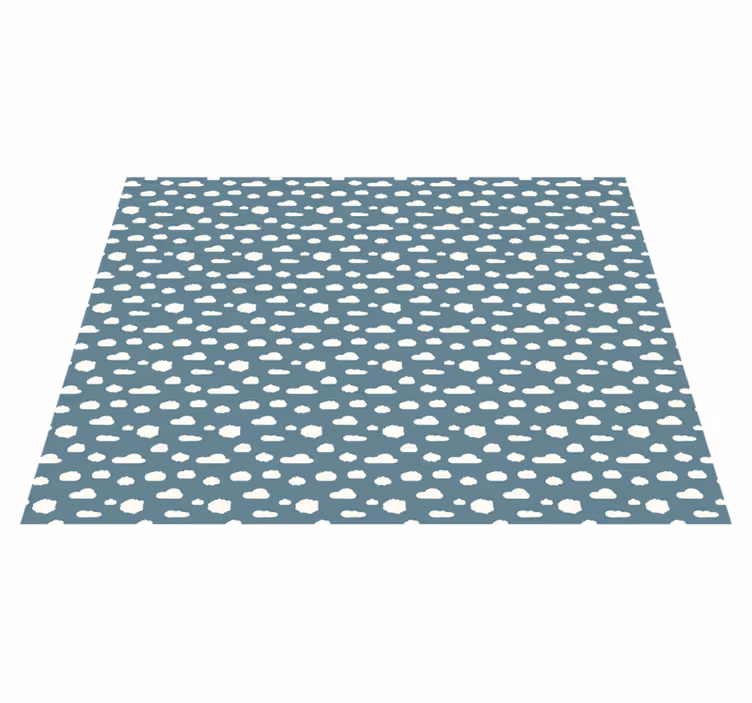 Cloud Pattern kids vinyl carpet - TenStickers