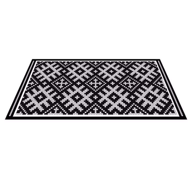 Nordic Inspired Pattern ethnic vinyl carpet - TenStickers