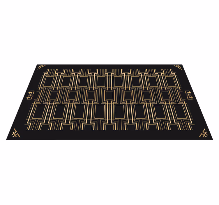 Elegant Geometric Patterns modern vinyl carpet - TenStickers