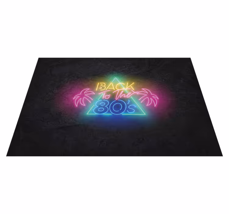 Back to 80's vintage vinyl carpet - TenStickers