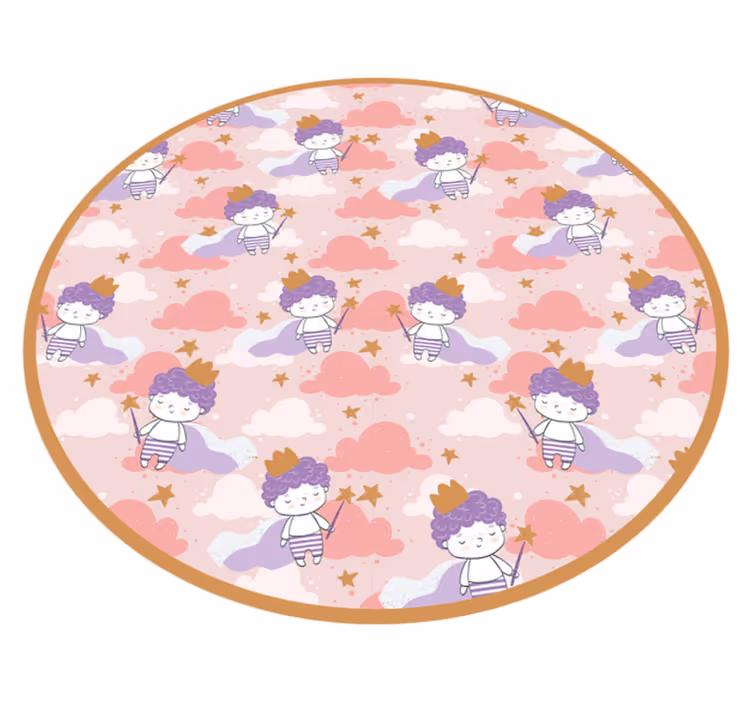 Magic Cloud Kingdom kids vinyl carpet - TenStickers