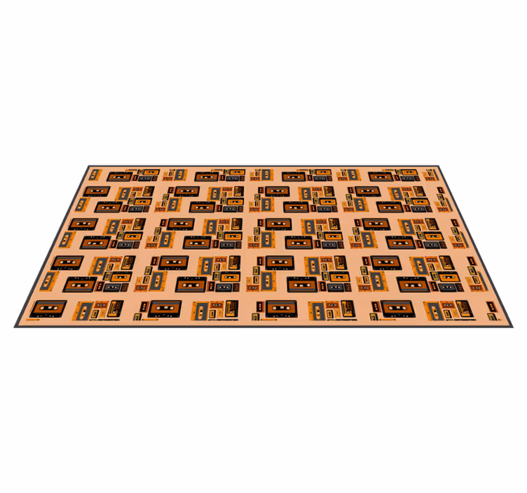 Vintage Cassette Tapes kids vinyl carpet - TenStickers
