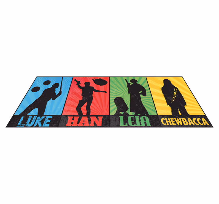 Heroes Journey game vinyl carpet - TenStickers