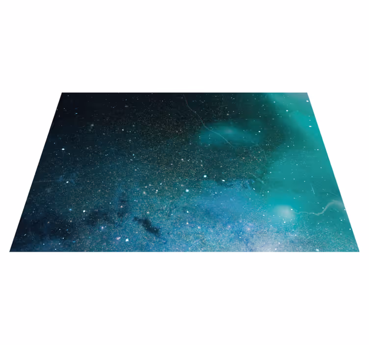 Cosmic Galaxy Hue star vinyl carpet - TenStickers