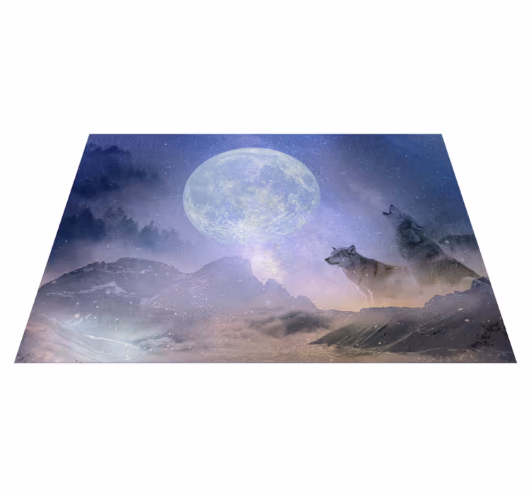 Majestic moonlight nature vinyl carpet - TenStickers