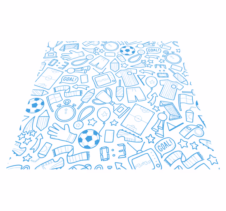 Sporting Elements game vinyl carpet - TenStickers