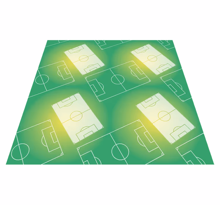 Soccer Field Pattern game vinyl carpet - TenStickers