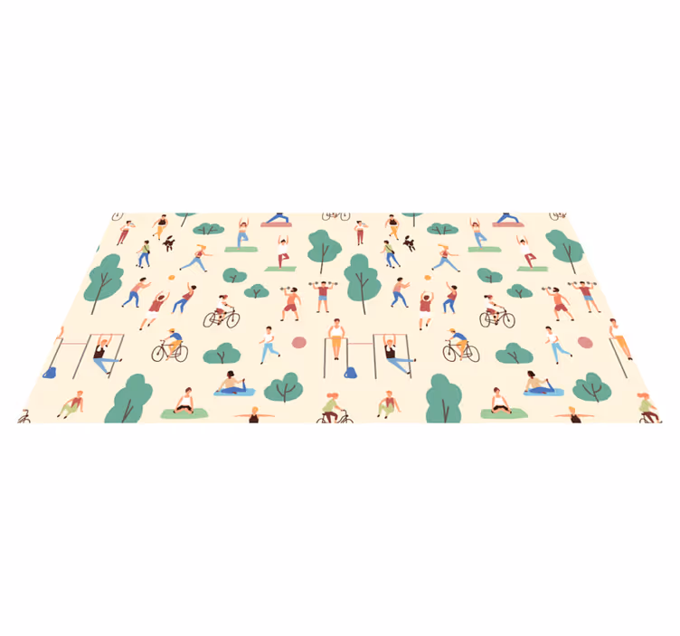 Active Play Scenes kids vinyl carpet - TenStickers
