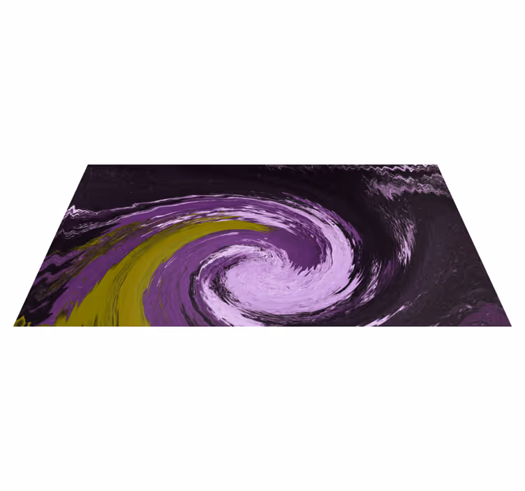 Spiraling colour flows teen vinyl carpet - TenStickers