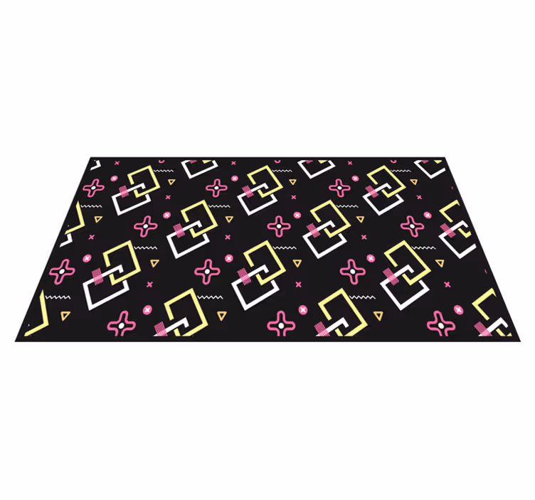 Geometric vinyl carpet modern pattern design - TenStickers