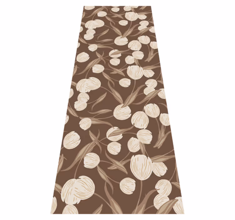 Elegant Design floral vinyl carpet - TenStickers