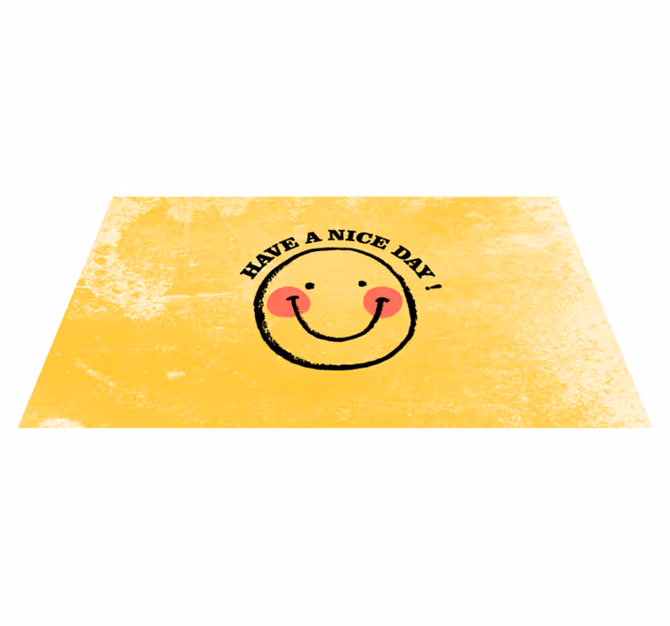 Have a nice day! custom vinyl carpet - TenStickers
