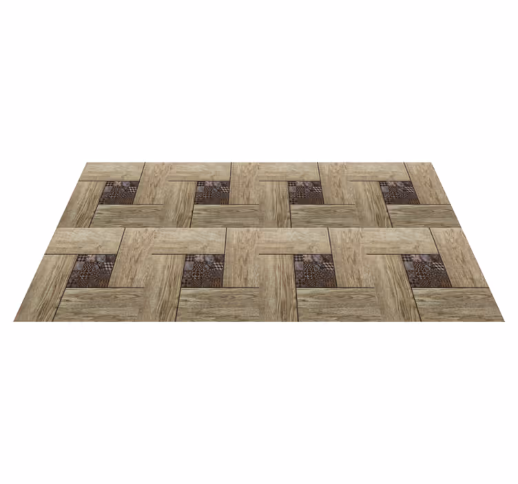 Textured Pattern wood effect vinyl carpet - TenStickers