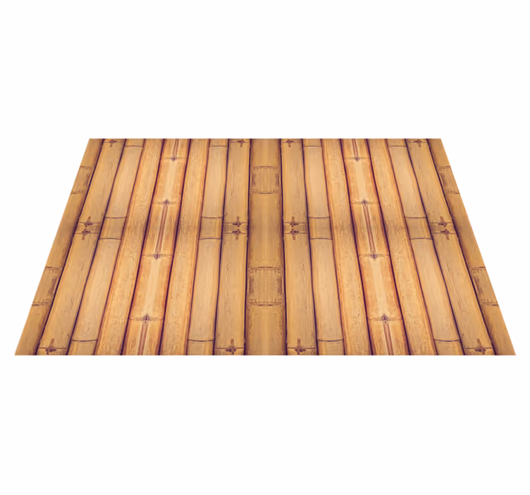 Bamboo Inspired living room vinyl carpet - TenStickers
