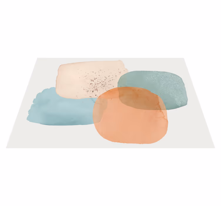 Aquarella overlays modern vinyl carpet - TenStickers