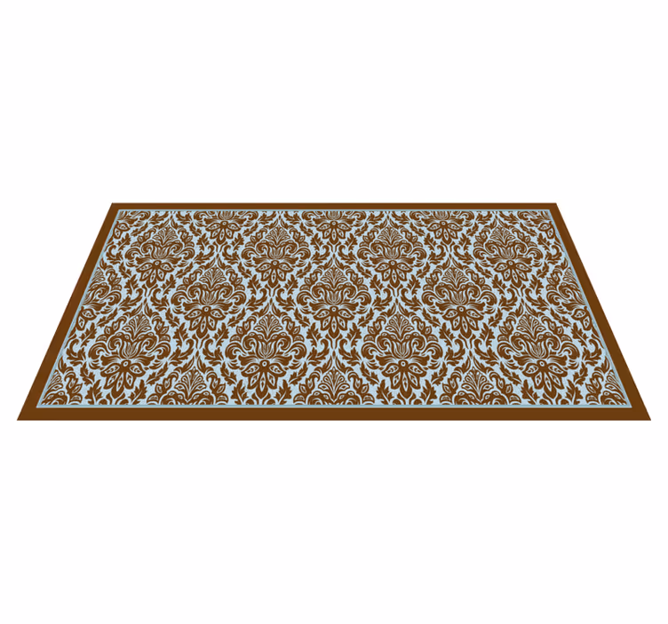 Elegant floral arrangement vintage vinyl carpet - TenStickers