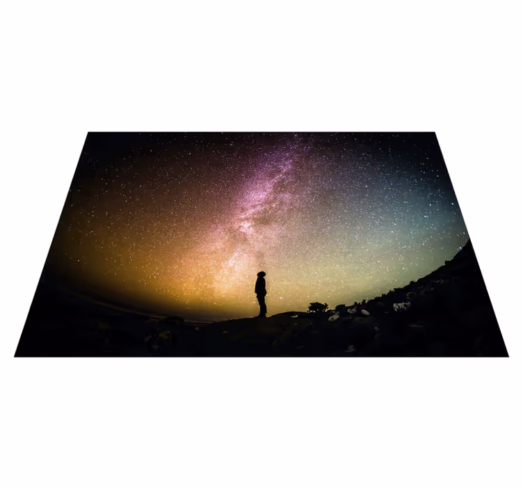 Celestial Landscape nature vinyl carpet - TenStickers