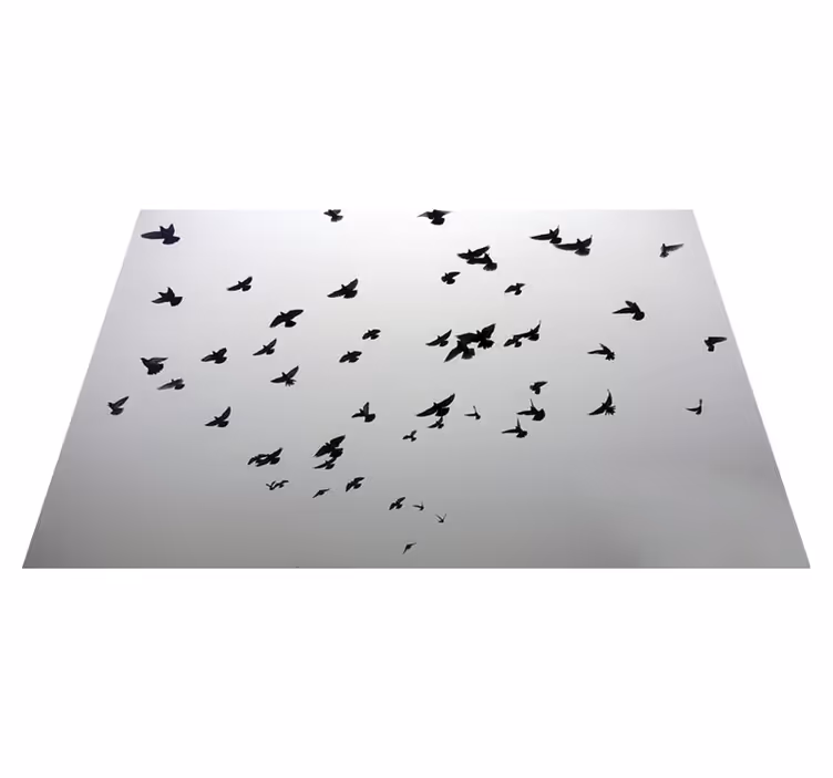 Flying Birds Pattern kids vinyl carpet - TenStickers