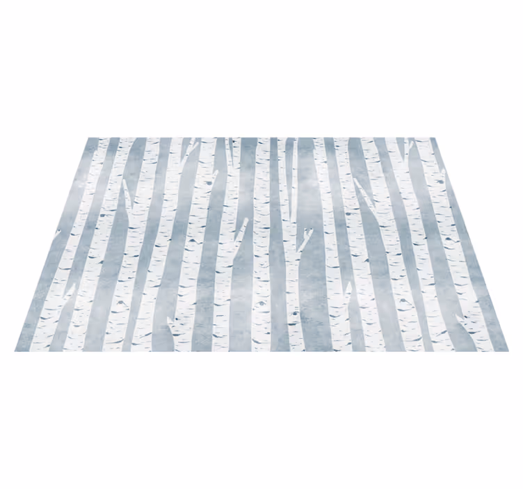 Birch Tree Pattern nature vinyl carpet - TenStickers
