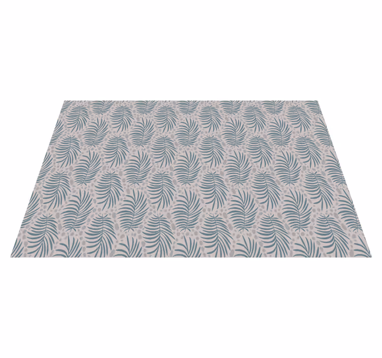 Leafy Green Motif nature vinyl carpet - TenStickers