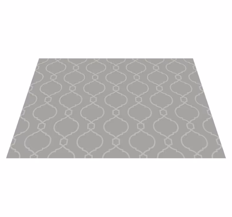 Stylish Geometric Print tile vinyl carpet - TenStickers