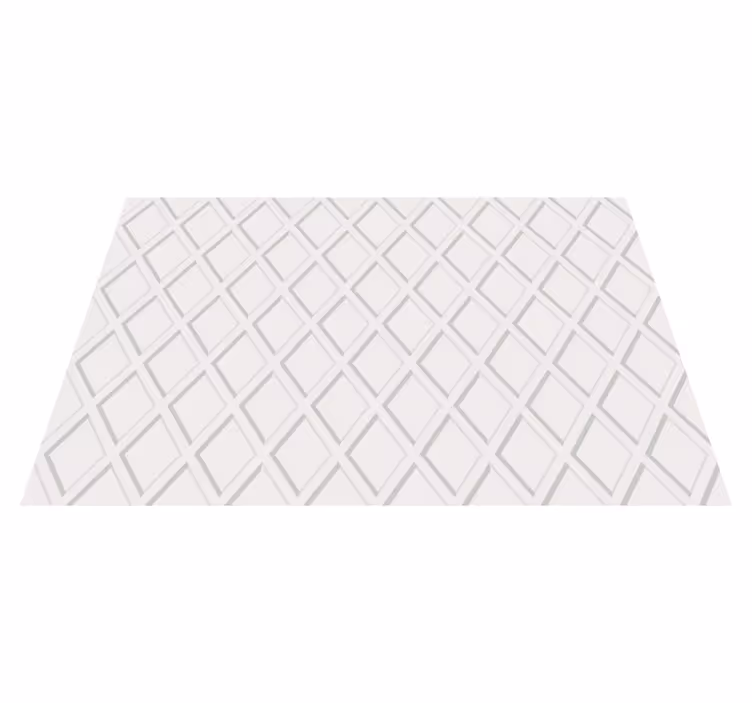 Geometric vinyl carpet diamond concept - TenStickers