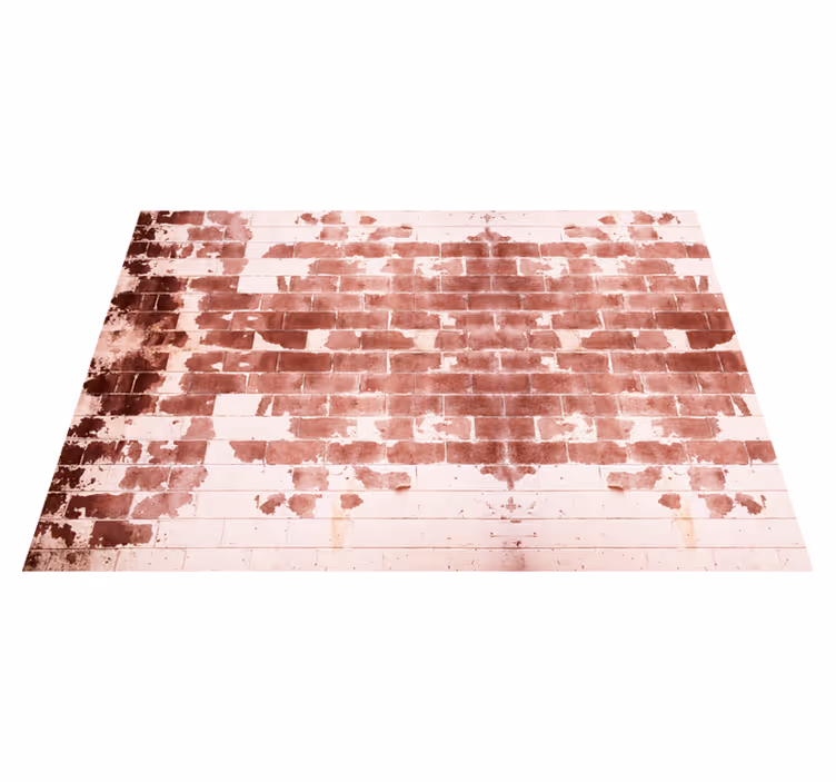 Rustic Brick Motif stone effect vinyl carpet - TenStickers