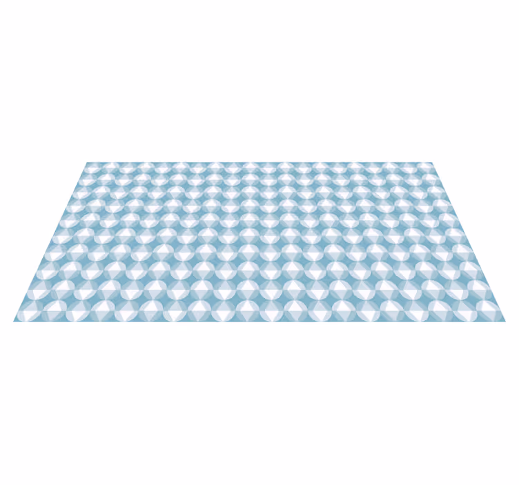 Dynamic Diamond Pattern geometric vinyl carpet - TenStickers