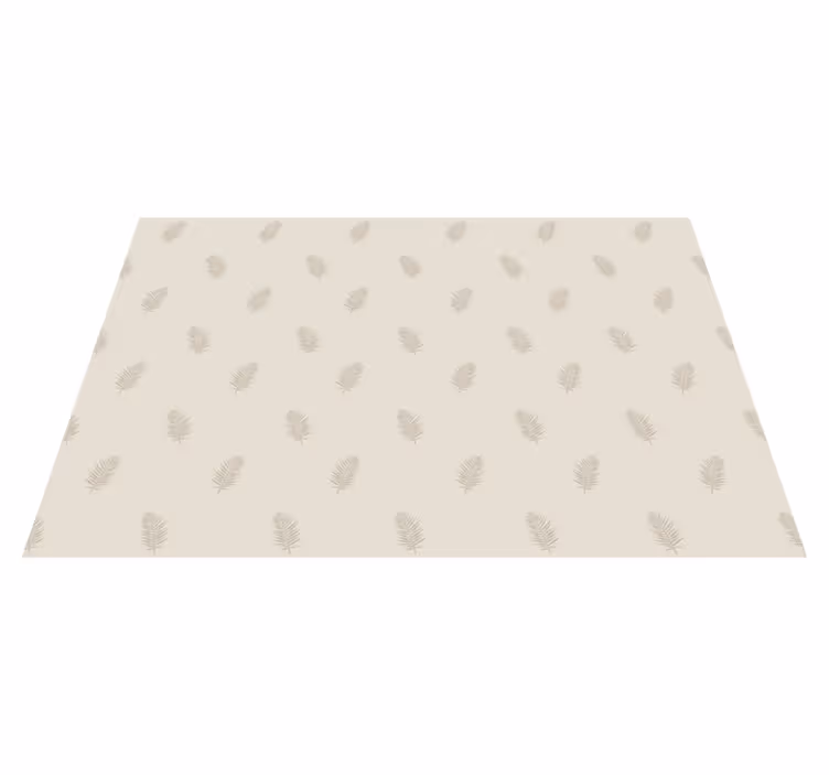 Leaf Patterned Accent nature vinyl carpet - TenStickers