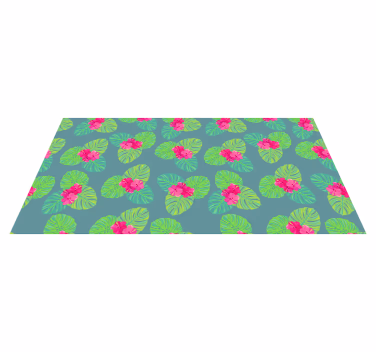 Exotic floral arrangement floral vinyl carpet - TenStickers
