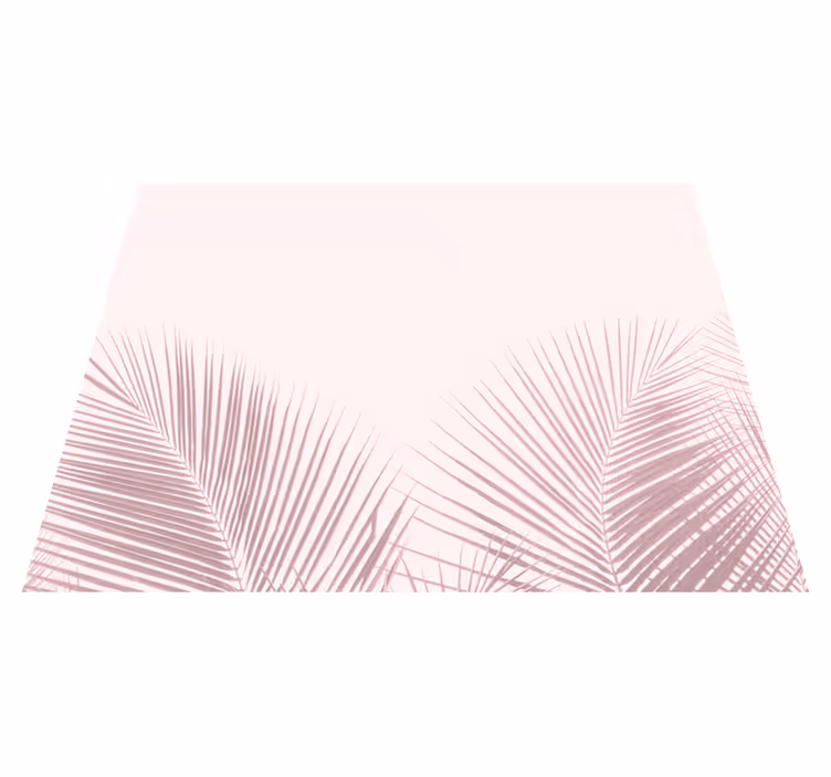 Elegant palm imagery floral vinyl carpet - TenStickers