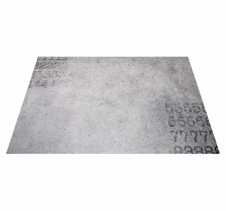 Numerical Stone Texture grey vinyl carpet - TenStickers