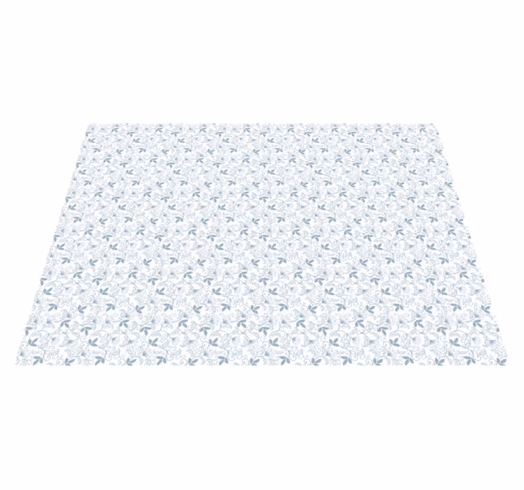 Sophisticated Floral Motif floral vinyl carpet - TenStickers
