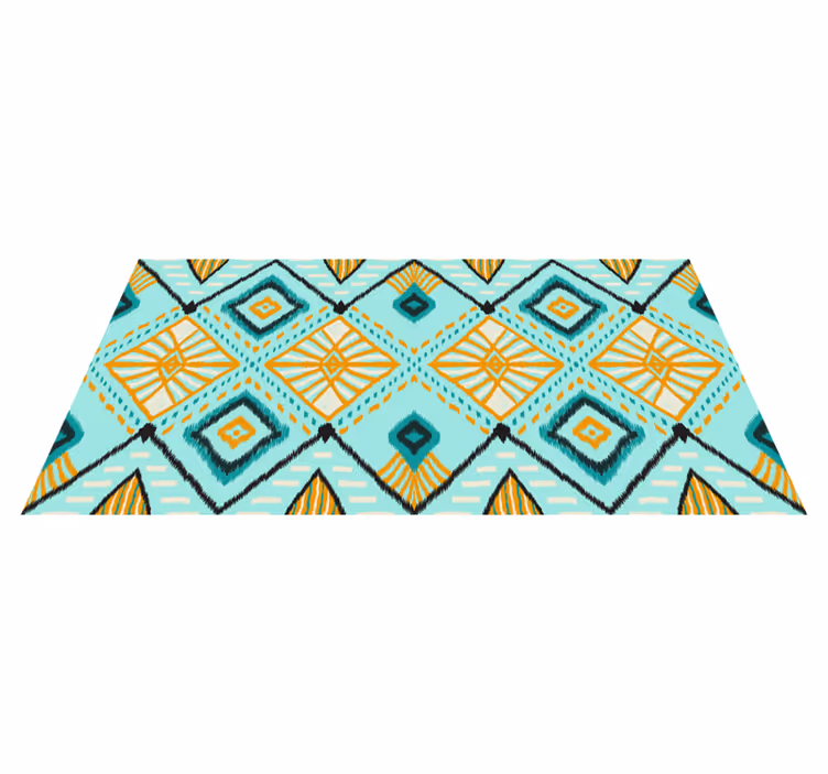 Tribal Geometric Pattern ethnic vinyl carpet - TenStickers