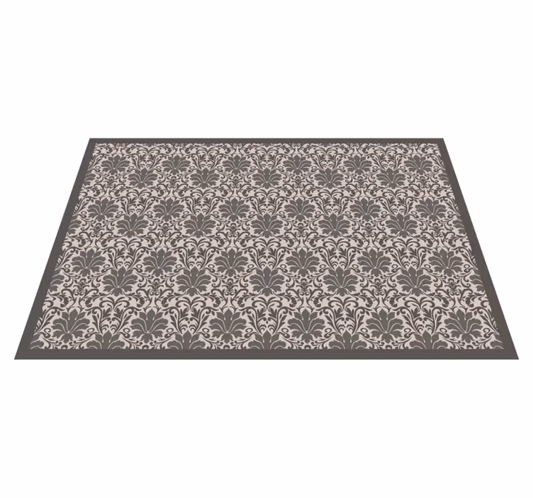 Elegant Damask Pattern stone effect vinyl carpet - TenStickers