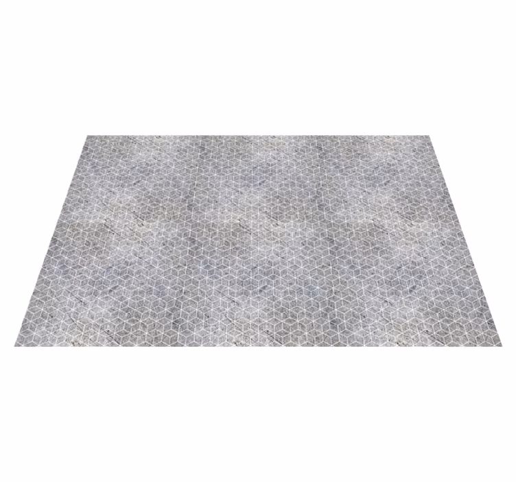 Geometric Pattern Overlay stone effect vinyl carpet - TenStickers