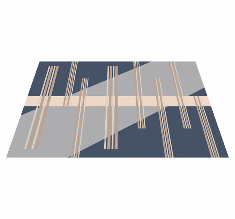 Striped vinyl carpet in striped aesthetic style - TenStickers
