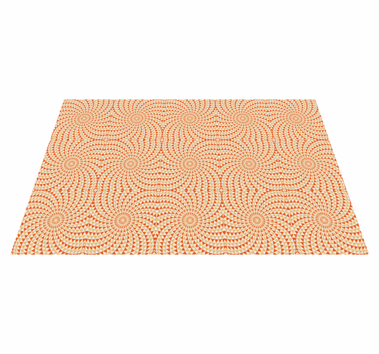 Mandala Pattern Detail mandala vinyl carpet - TenStickers