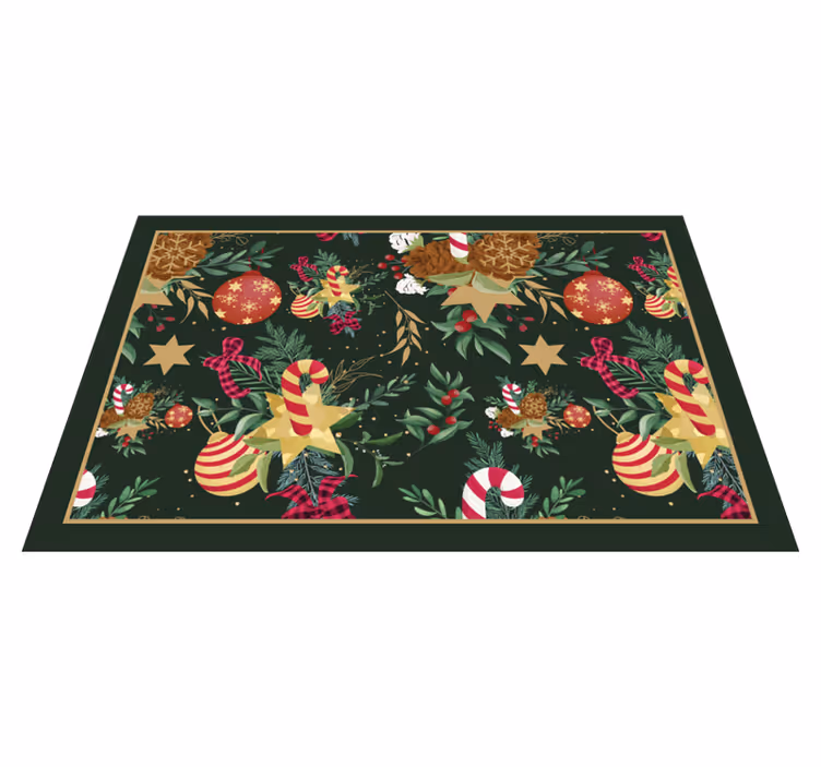 Festive holiday motifs christmas vinyl carpet - TenStickers