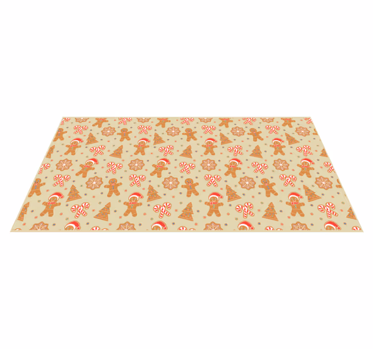 Festive Holiday Patterns Christmas vinyl carpet - TenStickers