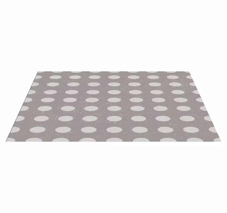 Polka dot pattern striped vinyl carpet - TenStickers