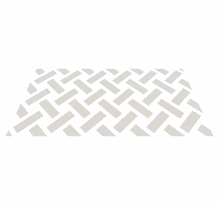 Chevron pattern geometric vinyl carpet - TenStickers