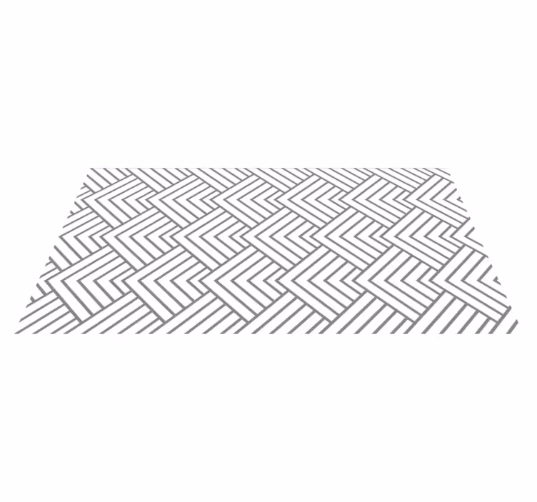 Geometric labyrinth geometric vinyl carpet - TenStickers
