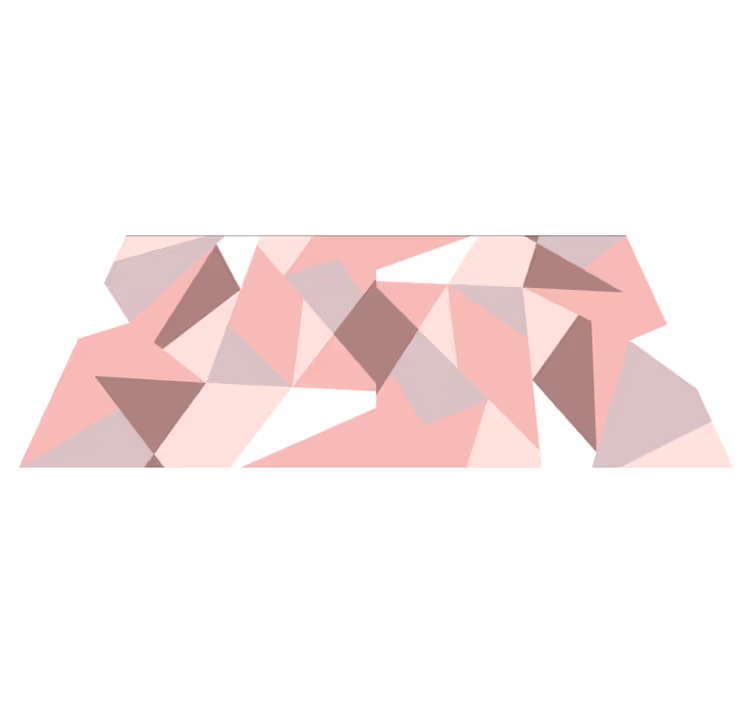 Geometric triangle Pattern geometric vinyl carpet - TenStickers
