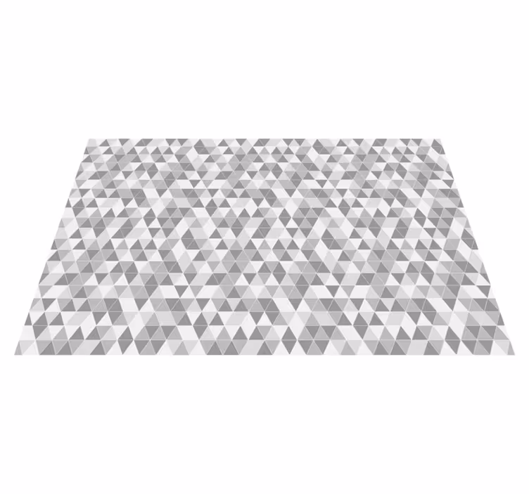 Geometric triangular pattern geometric vinyl carpet - TenStickers