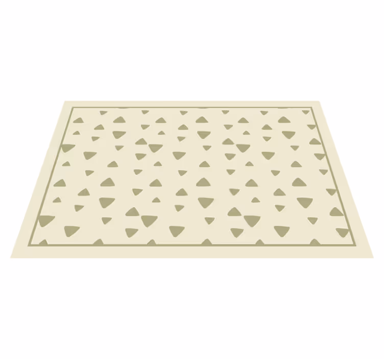 Triangular Pattern geometric vinyl carpet - TenStickers