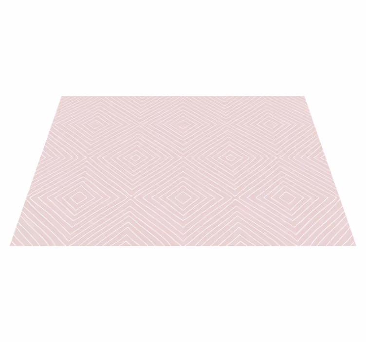 Diagonal Diamonds geometric vinyl carpet - TenStickers