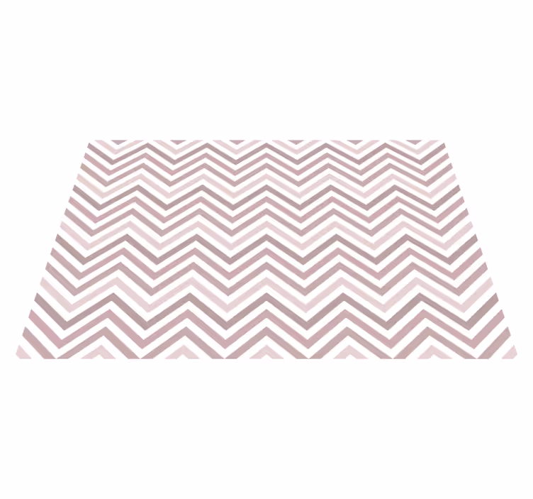 Chevron Pattern Design geometric vinyl carpet - TenStickers